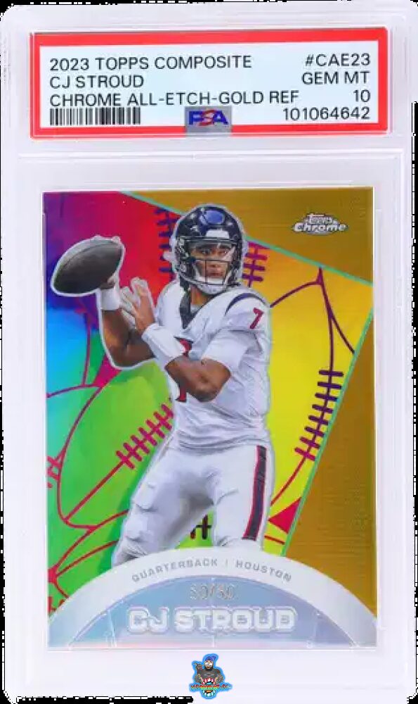 2023 Topps Composite Chrome All Etch Gold Refractor CJ Stroud #CAE-23