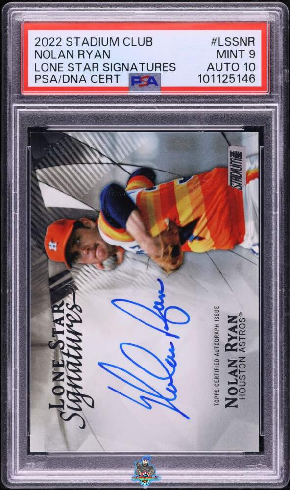 2022 Topps Stadium Club Lone Star Signatures Nolan Ryan #LSSNR
