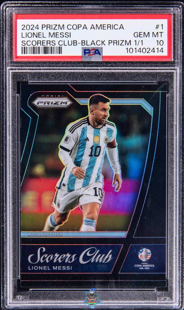 2024 Panini Prizm Copa America Scorers Club Black Prizm Lionel Messi #1 /1