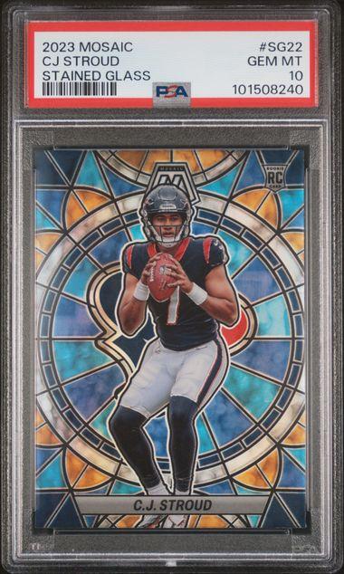 2023 Panini Mosaic CJ Stroud Stained Glass