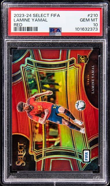 2023 Panini Select Fifa Field Level Red Lamine Yamal #210