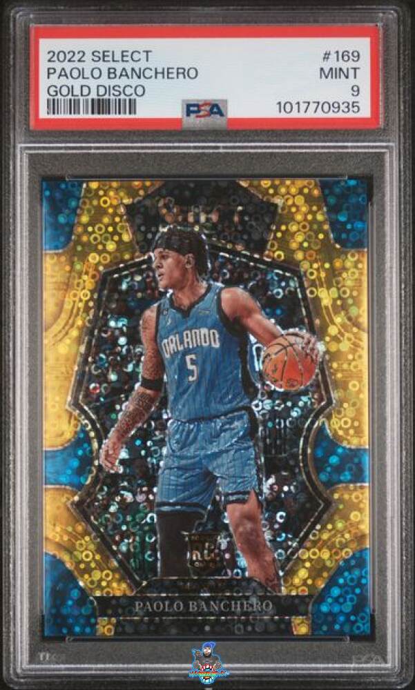2022 Panini Select Premier Level Gold Disco Paolo Banchero #169 /10