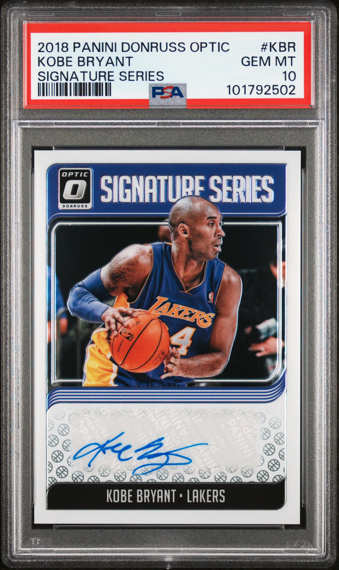 2018 Donruss Optic Signature Series Kobe Bryant #11