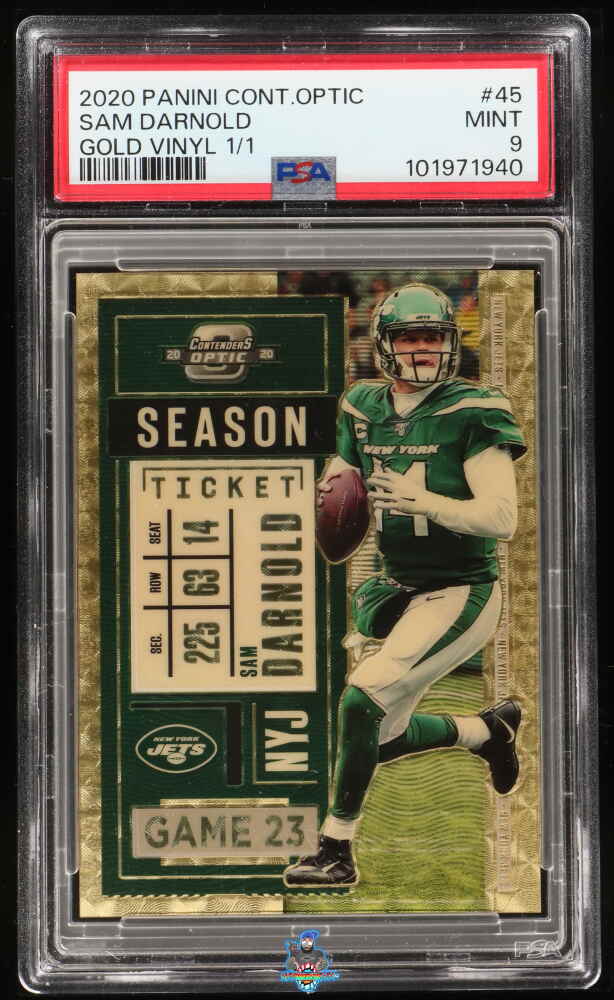 2020 Panini Contenders Optic Gold Vinyl Sam Darnold #45 /1