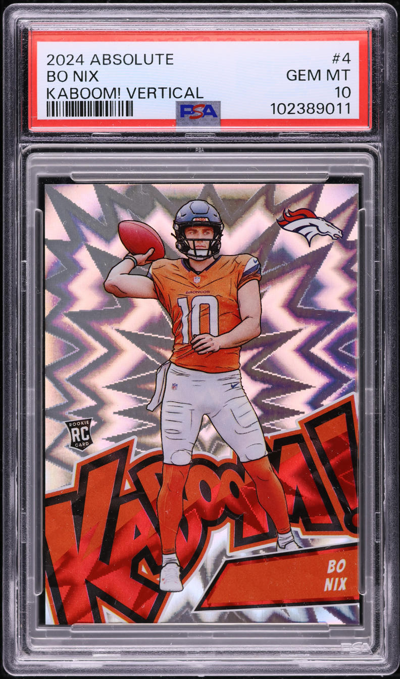 2024 Panini Absolute Kaboom! Vertical Bo Nix #4