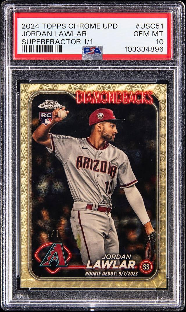 2024 Topps Chrome Update Superfractor Jordan Lawlar #USC51