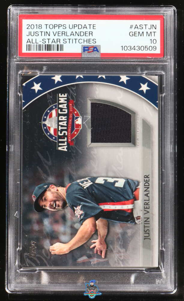 2018 Topps Update All Star Stitches Justin Verlander #ASTJN