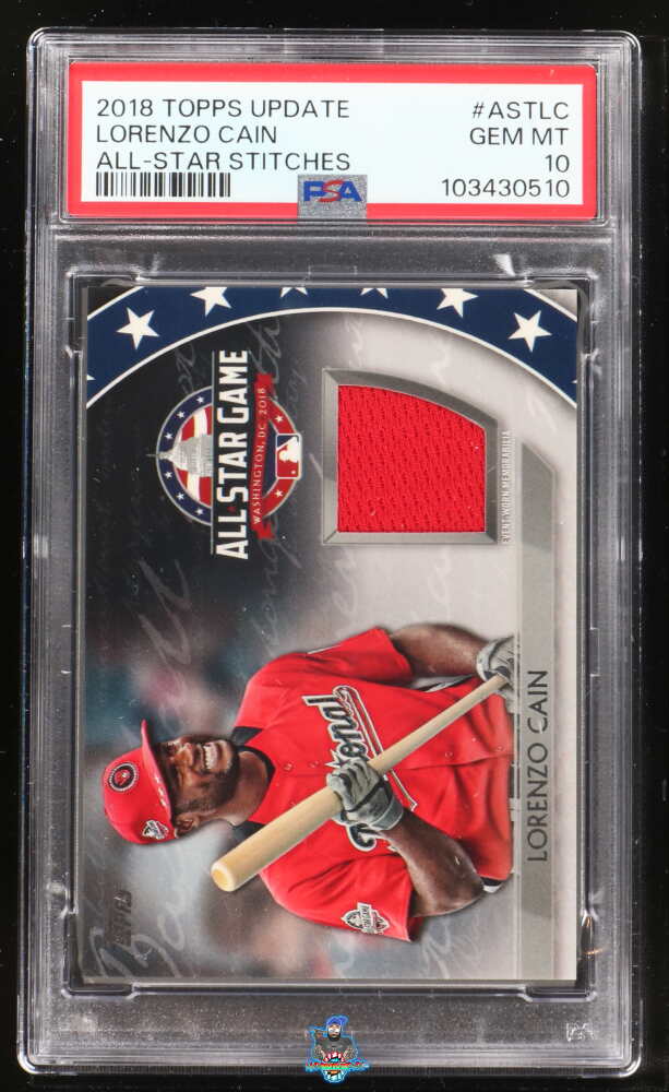 2018 Topps Update All Star Stitches Lorenzo Cain #ASTLC