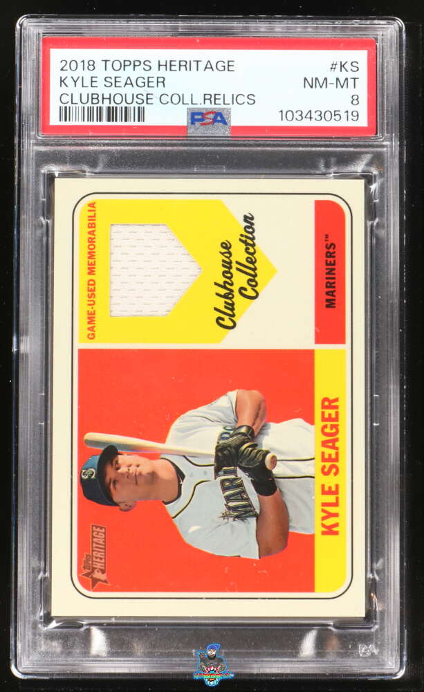2018 Topps Heritage Clubhouse Collection Relic Kyle Seager #CCRKS