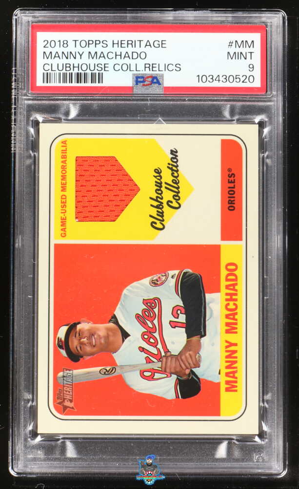 2018 Topps Heritage Clubhouse Collection Relic Manny Machado #CCRMM