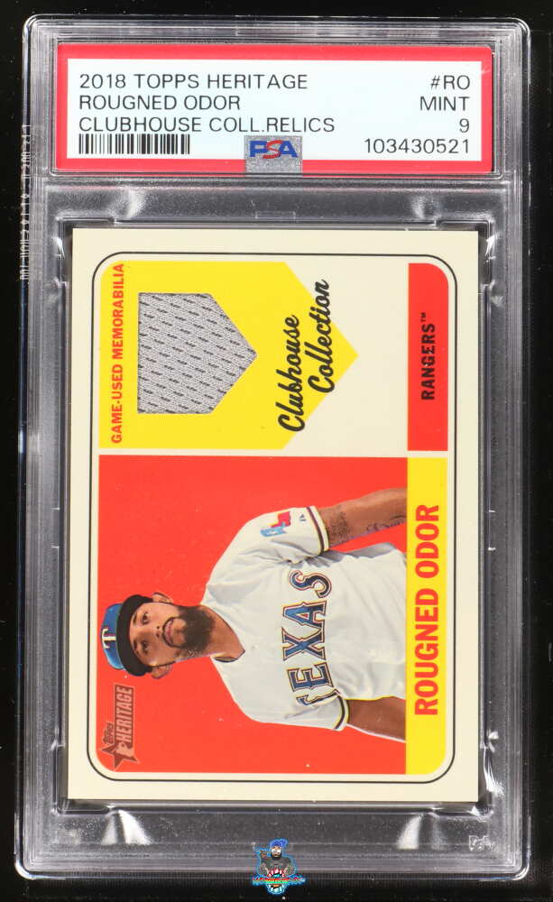 2018 Topps Heritage Clubhouse Collection Relics Rougned Odor #RO