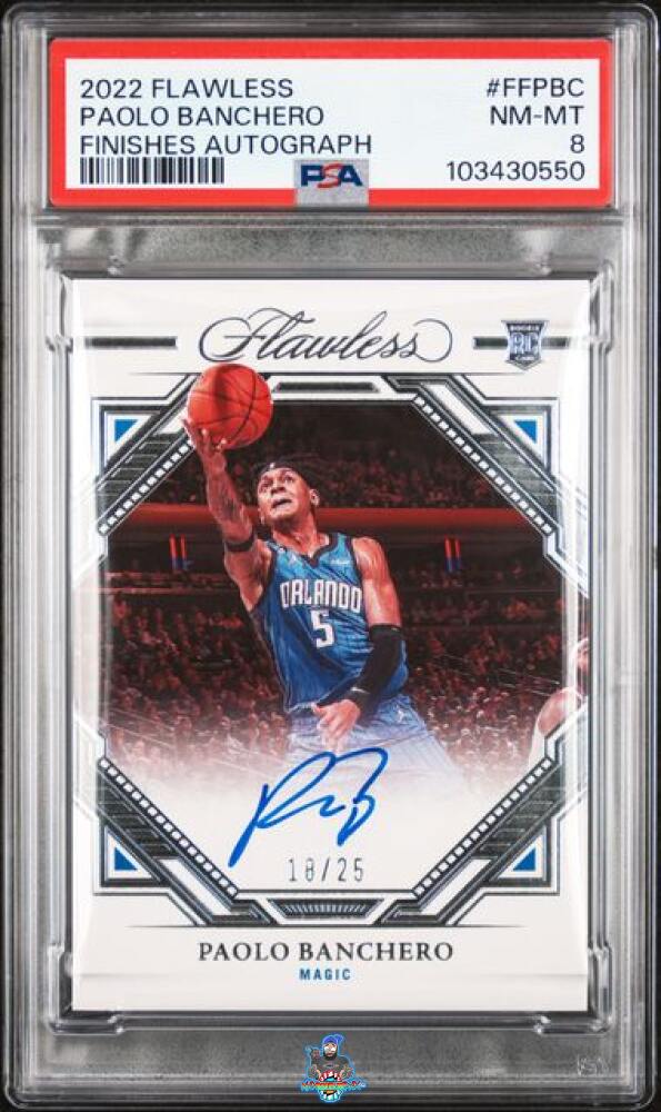 2022 Panini Flawless Finishes Autograph Paolo Banchero #6 /25