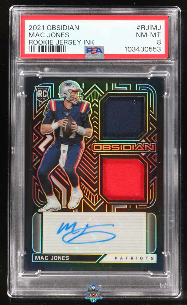 2021 Panini Obsidian Rookie Jersey Ink Mac Jones #5 /100