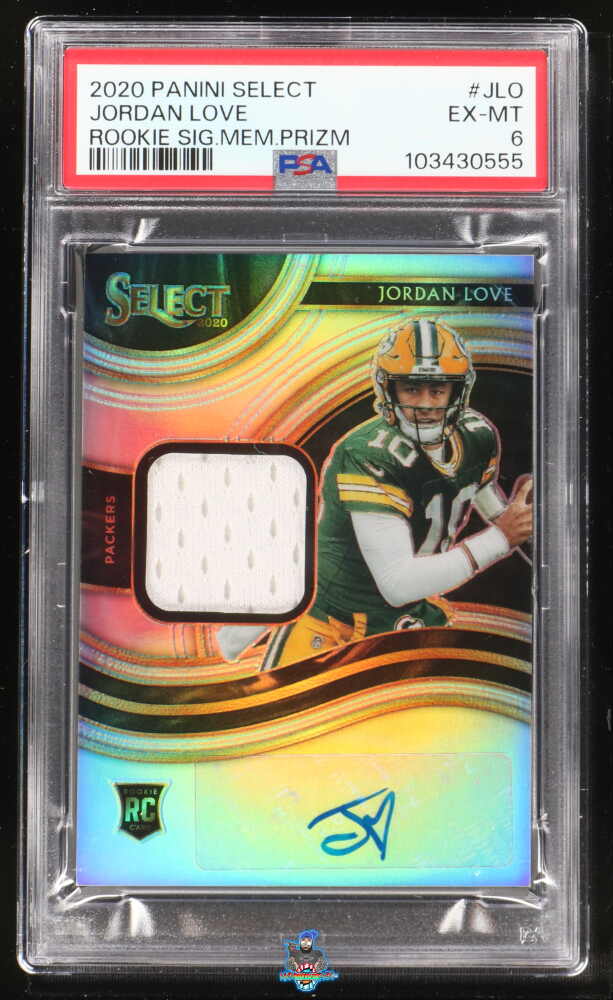 2020 Panini Select Rookie Signature Memorabilia Prizm Jordan Love #11 /199