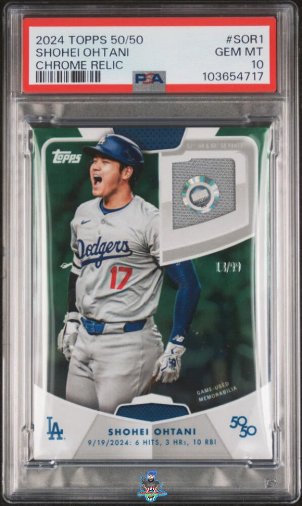 2024 Topps 50/50 Chrome Relic Shohei Ohtani #SOR1 /99