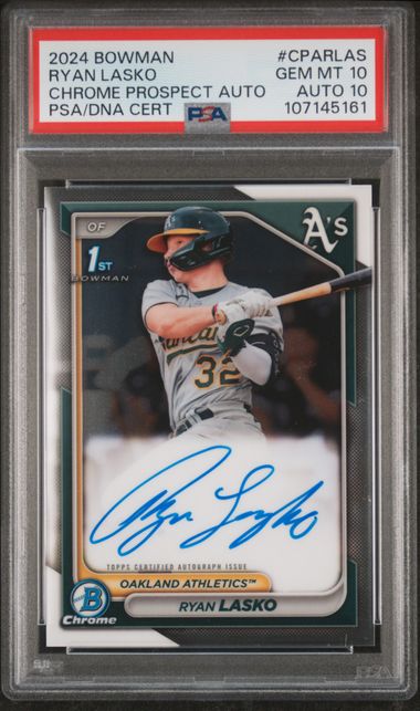 2024 Bowman Chrome Prospect Autograph Ryan Lasko #CPARLAS