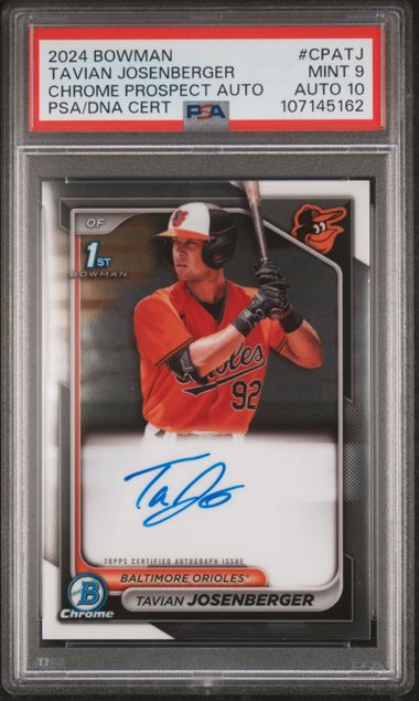 2024 Bowman Chrome Prospect Autograph Tavian Josenberger #CPATJ
