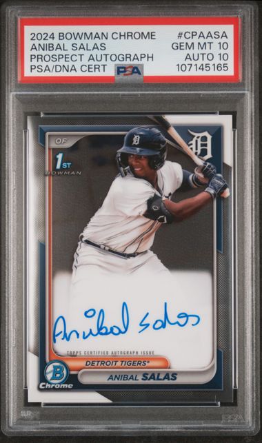 2024 Bowman Chrome Prospect Autographs Prospect Autograph Anibal Salas #CPAASA