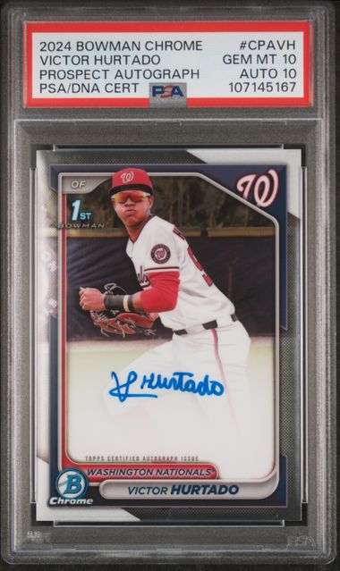 2024 Bowman Chrome Prospect Autograph Victor Hurtado #CPAVH