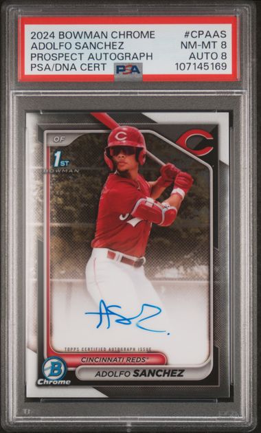 2024 Bowman Chrome Prospect Autographs Prospect Autograph Adolfo Sanchez #CPAAS