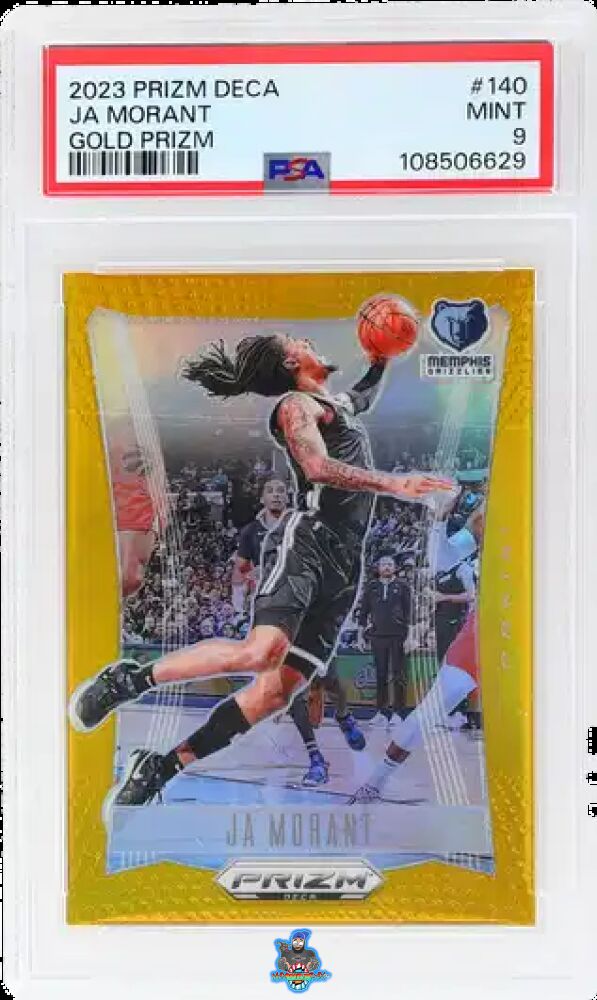 2023 Panini Prizm Deca Gold Prizm Ja Morant #140 /10
