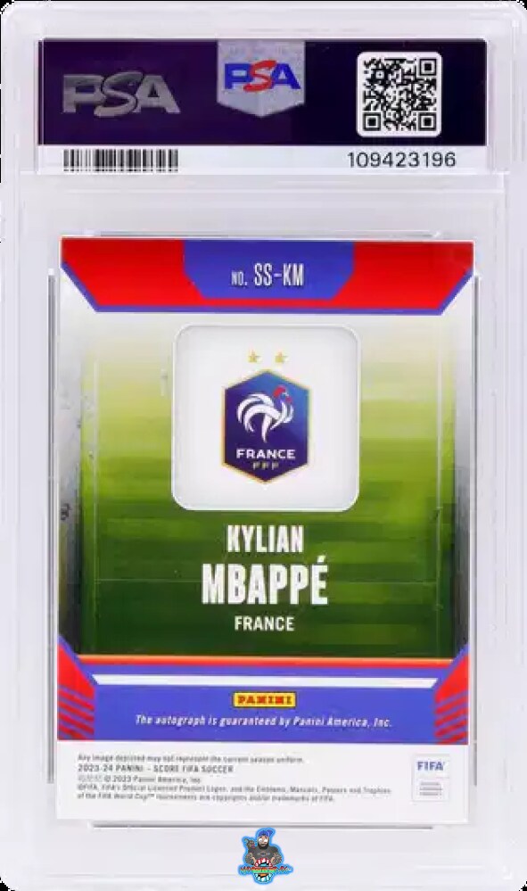 Back of 2023 Score Fifa Score Signature Kylian Mbappe #SSKM /10