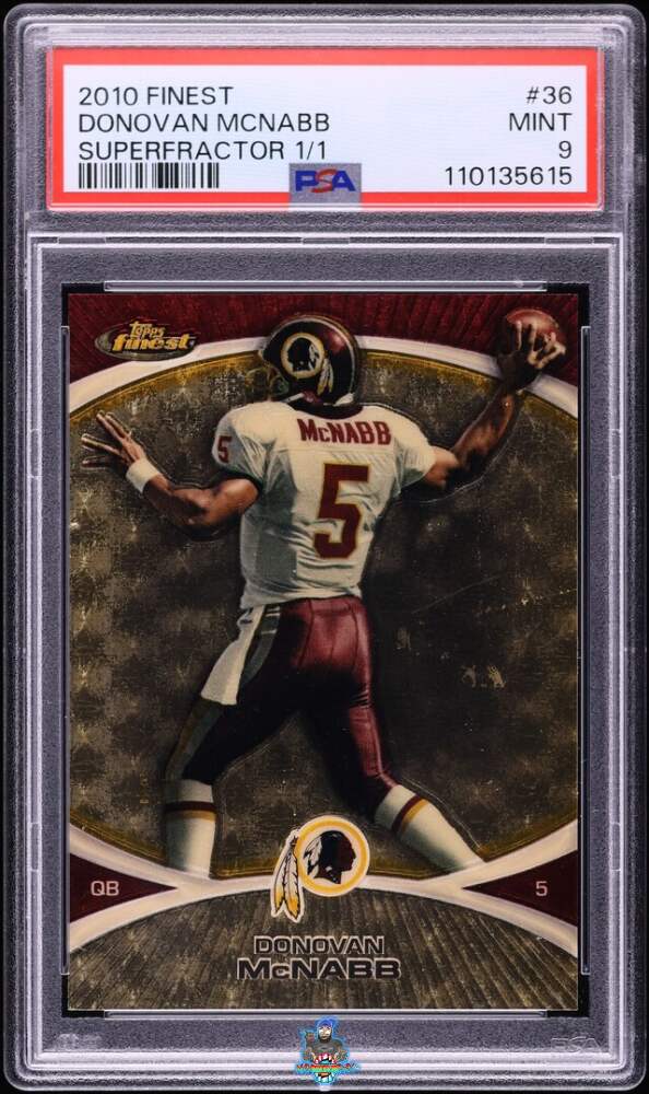 2010 Finest Superfractor Donovan Mcnabb #36 /1