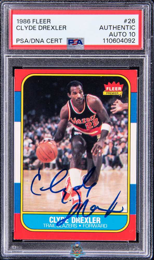 1986 Fleer Clyde Drexler #26