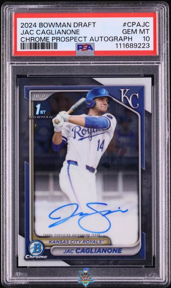 2024 Bowman Draft Chrome Prospect Autograph Jac Caglianone #CPAJC