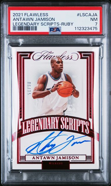 2021 Panini Flawless Legendary Scripts Ruby Antawn Jamison #LSCAJA