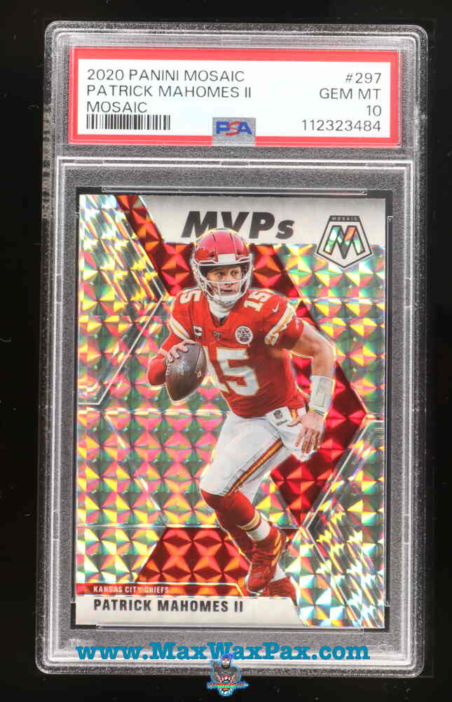 2020 Panini Mosaic Mosaic Prizm Patrick Mahomes II #297