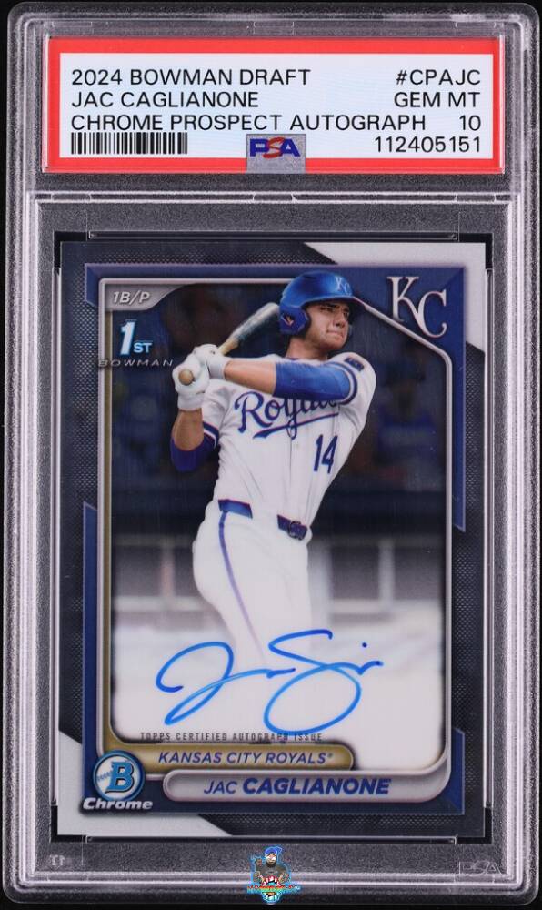 2024 Bowman Draft Chrome Prospect Autograph Jac Caglianone #CPAJC