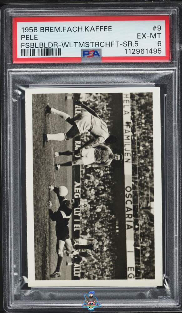 1958 Bremer Fachring Kaffee Fussballbilder-Weltmeisterschaft Pele #9