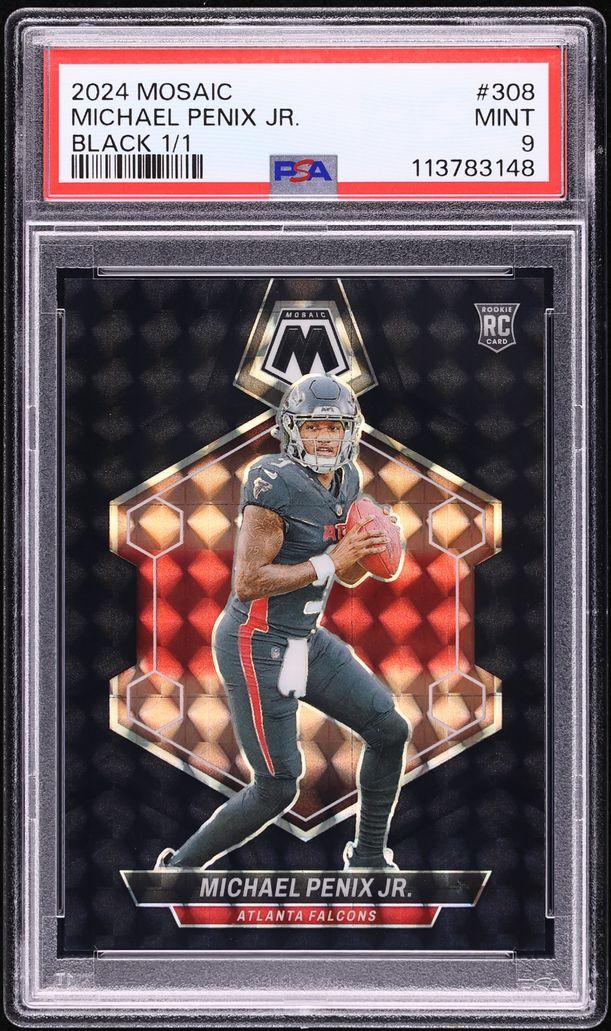 2024 Panini Mosaic Michael Penix Jr. Black