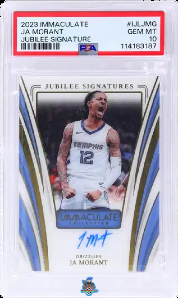 2023 Panini Immaculate Collection Jubilee Signature Ja Morant #IJLJMG /25