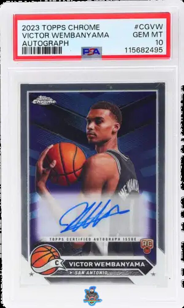 2023 Topps Chrome Autograph Victor Wembanyama #CGVW