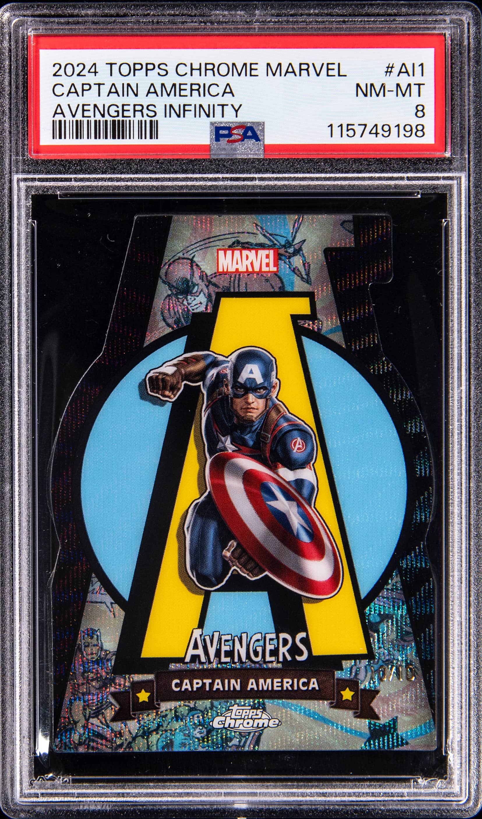 2024 Topps Chrome Marvel Avengers Infinity Captain America #AI1