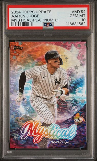 2024 Topps Update Mystical Platinum 1/1 Aaron Judge #MYS4