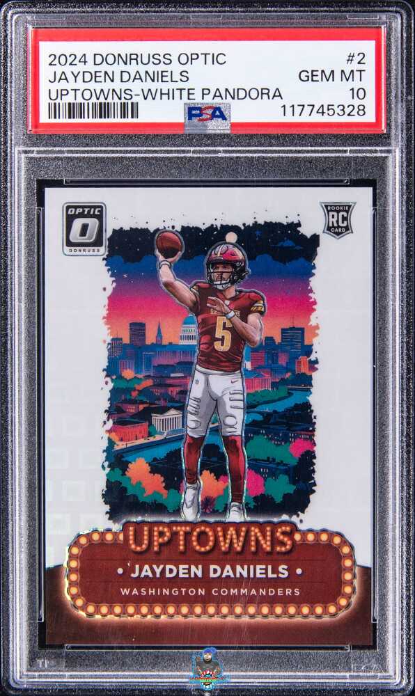 2024 Panini Donruss Optic Uptowns White Pandora Jayden Daniels #2