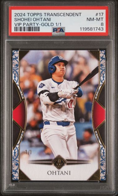 2024 Topps Transcendent VIP Party Gold 1/1 Shohei Ohtani #17