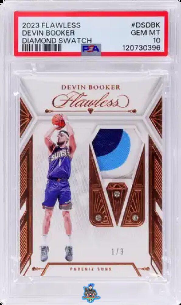 2023 Panini Flawless Diamond Swatch Devin Booker #DSDBK /3