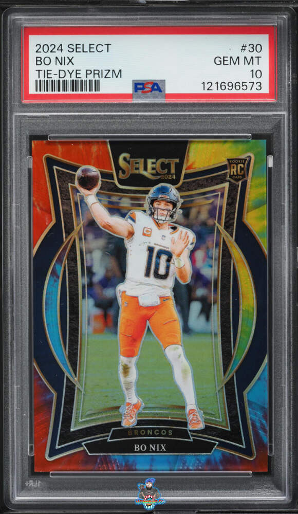 2024 Panini Select Concourse Tie Dye Prizm Bo Nix #30 /25