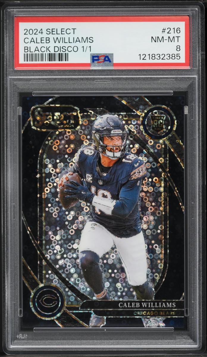 2024 Panini Select Caleb Williams Black Disco 1/1