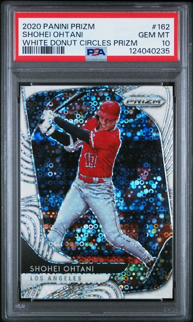 2020 Panini Prizm White Donut Circles Prizm Shohei Ohtani #162 /5