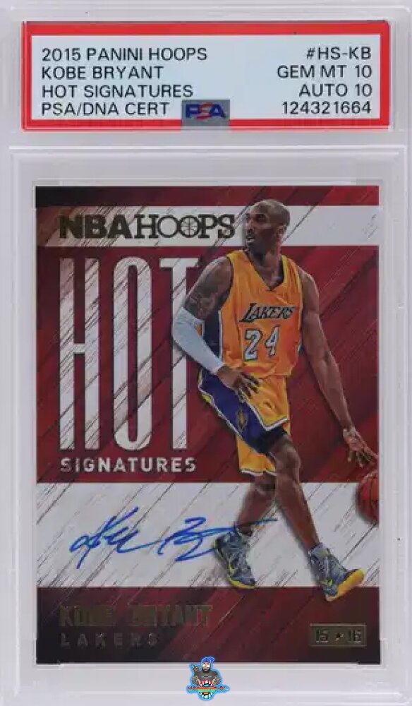 2015 Hoops Hot Signatures Kobe Bryant #HS-KB
