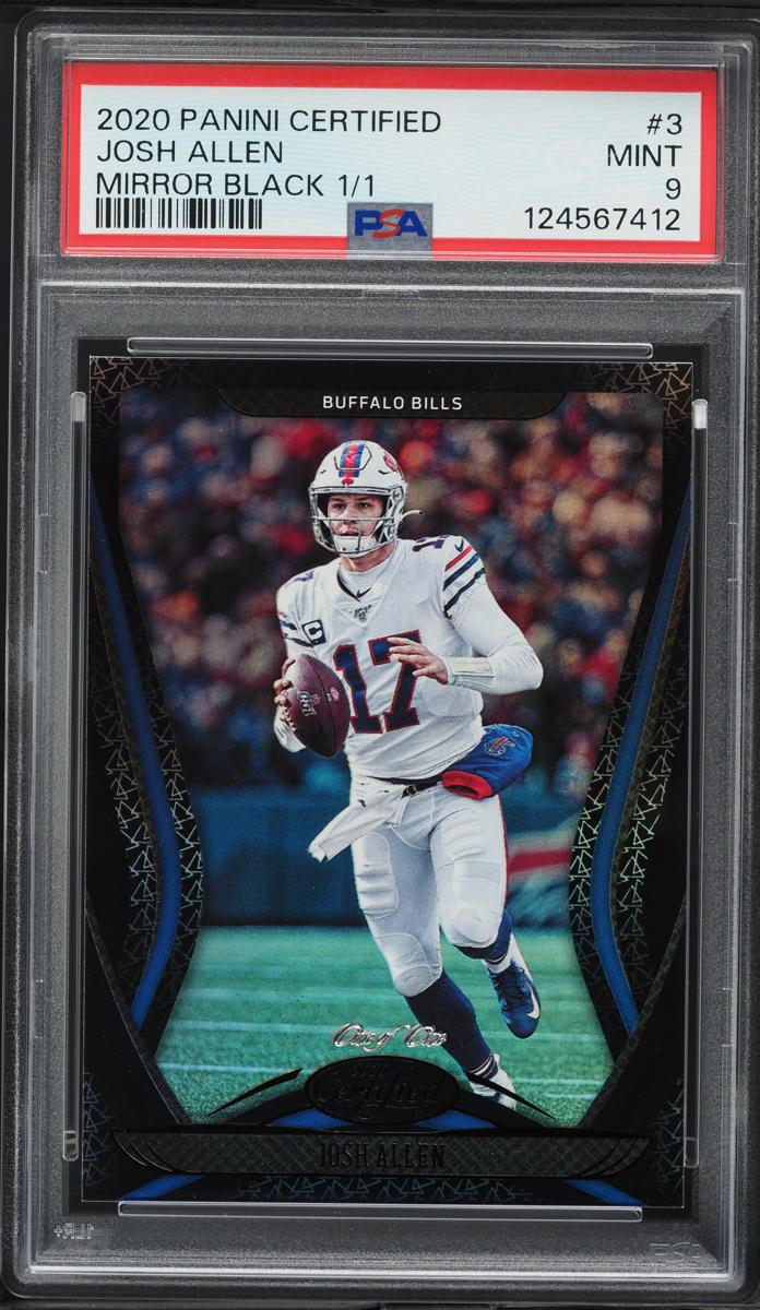 2020 Panini Certified Mirror Black Josh Allen #3 /1