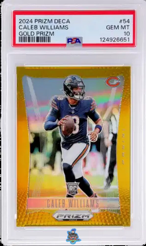 2024 Panini Prizm Deca Gold Prizm Caleb Williams #54 /10