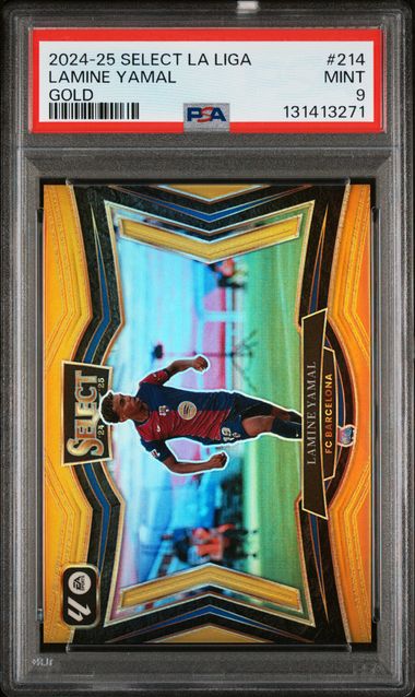 2024 Panini Select La Liga Field Level Gold Lamine Yamal #214 /10
