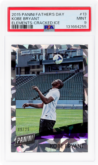 2015 Panini Father's Day Elements Cracked Ice Kobe Bryant #13 /25