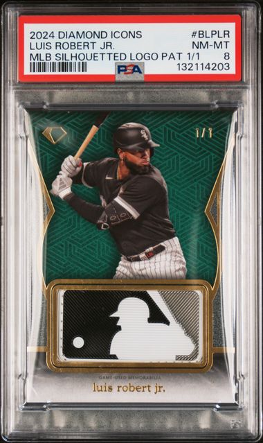 2024 Topps Diamond Icons MLB Silhouetted Batter Logo Patch Luis Robert Jr. #BLP-LR /1